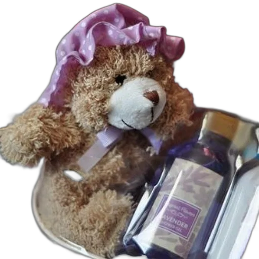 bottle, crown, cozy, teddy transparent PNG cut-out