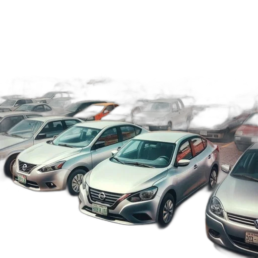 car, 3d render, urban, street transparent PNG cut-out