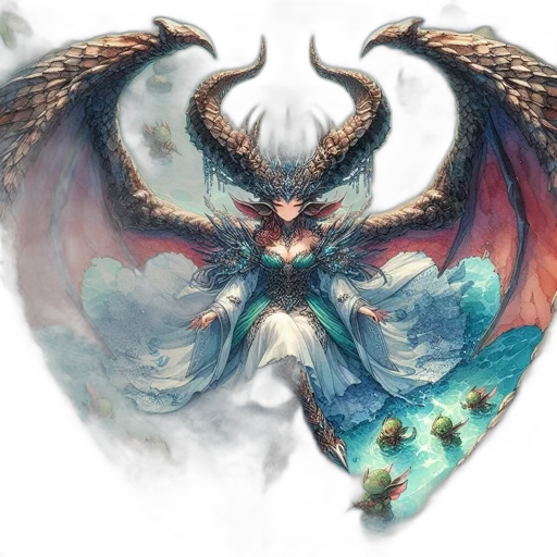 dragon, mask, sword, creature transparent PNG cut-out