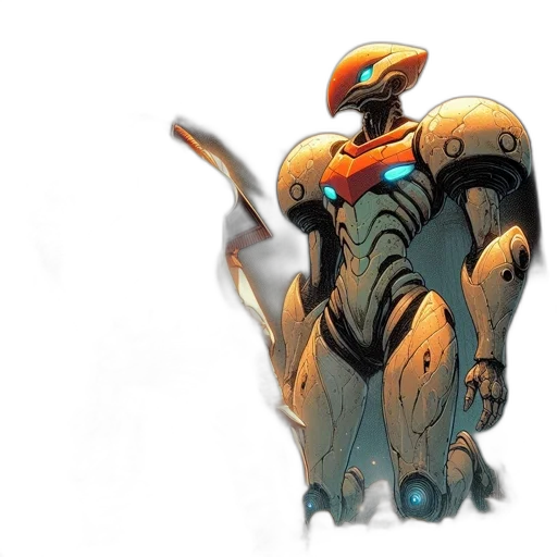 robot, creature, animal, weapon transparent PNG cut-out