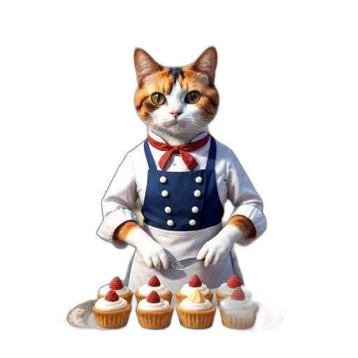 staff, food, animal, 3d render transparent PNG cut-out