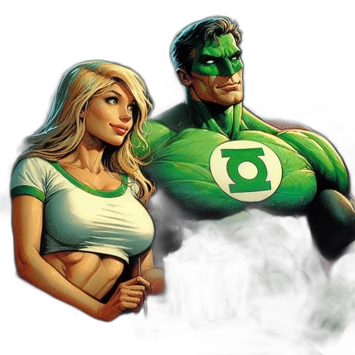 comic book art, concept art, fantasy art, photorealistic transparent PNG cut-out