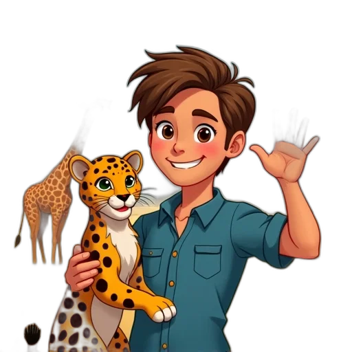 animal, staff, creature, cartoon transparent PNG cut-out