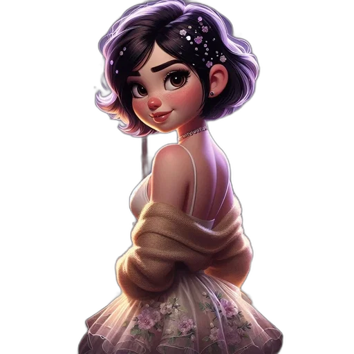 dress, fantasy art, concept art, watercolor transparent PNG cut-out