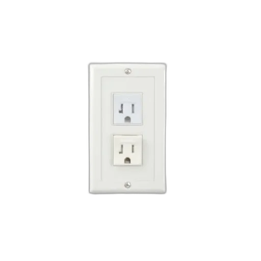 white, switch, outlet, wall transparent PNG cut-out