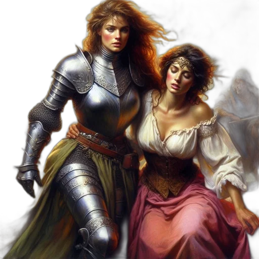 sword, fantasy art, concept art, oil painting transparent PNG cut-out
