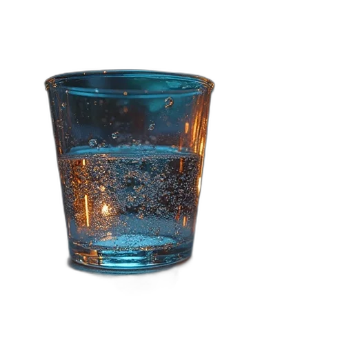 bottle, crown, jewelry, 3d render transparent PNG cut-out