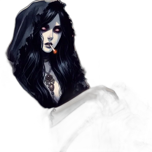 dress, jewelry, fantasy art, concept art transparent PNG cut-out