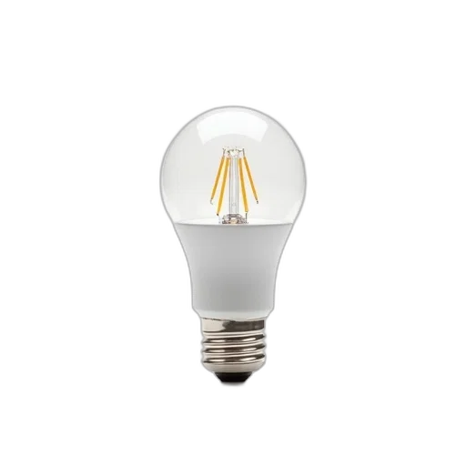 3d render, white, light, bulb transparent PNG cut-out