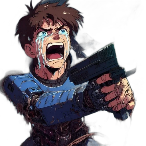weapon, sword, robot, anime transparent PNG cut-out