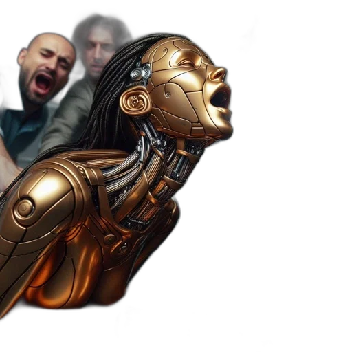 robot, mask, weapon, face transparent PNG cut-out