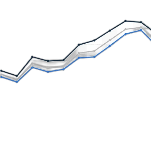 line, graph, showing, trend transparent PNG cut-out