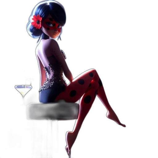 dress, robot, concept art, 3d render transparent PNG cut-out