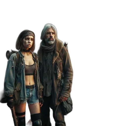 jacket, concept art, cyberpunk, comic book art transparent PNG cut-out
