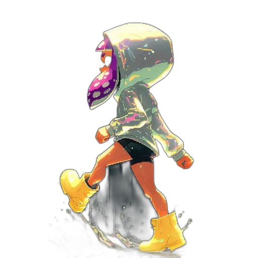robot, jacket, mask, hat transparent PNG cut-out