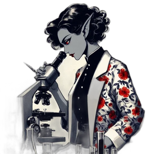 jacket, dress, staff, robot transparent PNG cut-out