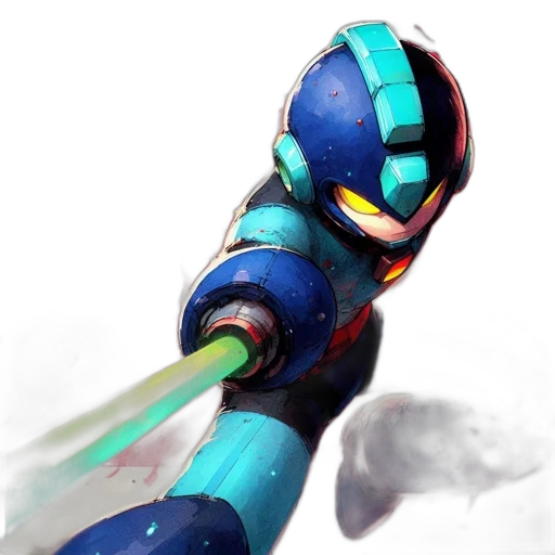 robot, sword, weapon, staff transparent PNG cut-out
