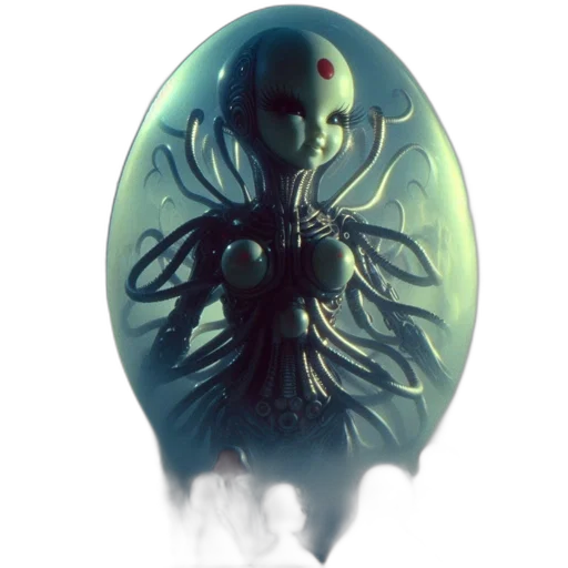 creature, mask, robot, face transparent PNG cut-out