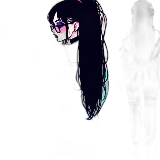 mask, creature, hair, face transparent PNG cut-out