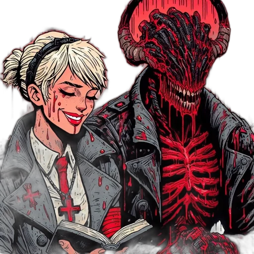creature, comic book art, concept art, fantasy art transparent PNG cut-out