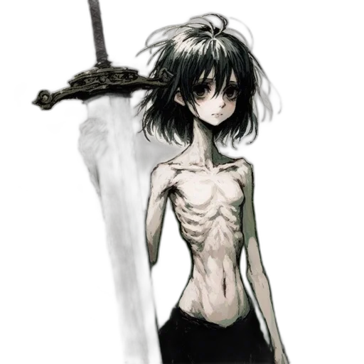 sword, weapon, staff, creature transparent PNG cut-out