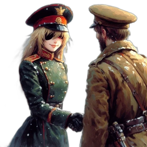 hat, jacket, weapon, dress transparent PNG cut-out