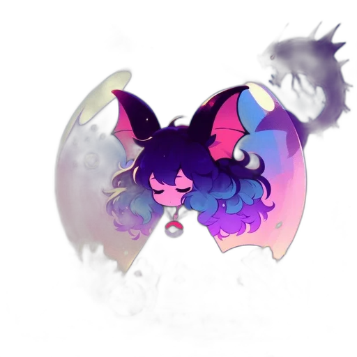 dragon, creature, staff, mask transparent PNG cut-out