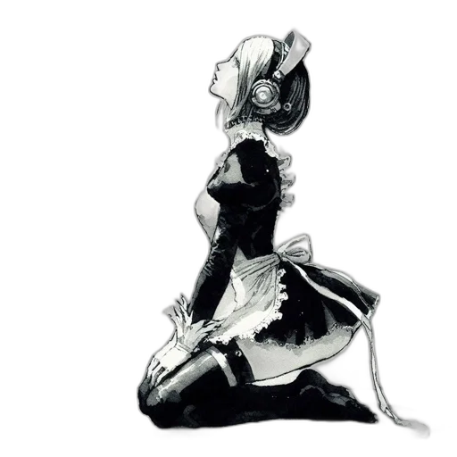dress, crown, mask, robot transparent PNG cut-out