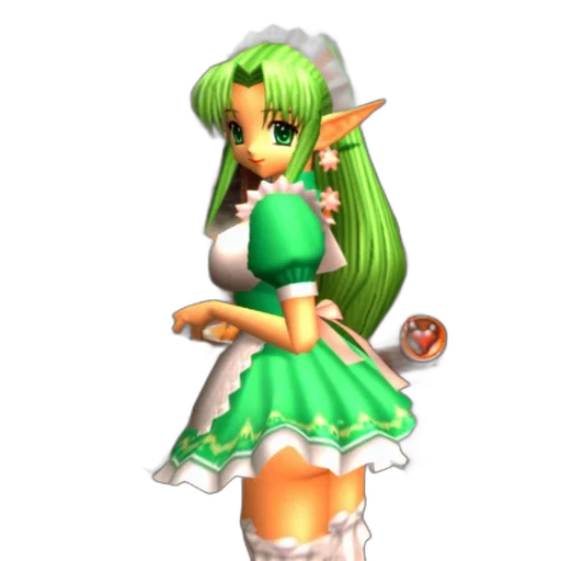 staff, dress, weapon, 3d render transparent PNG cut-out