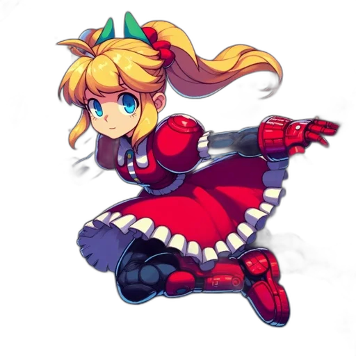 robot, dress, weapon, crown transparent PNG cut-out