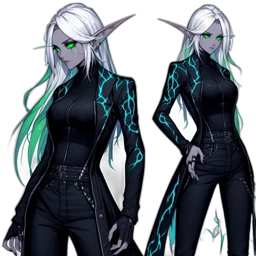 jacket, staff, concept art, fantasy art transparent PNG cut-out