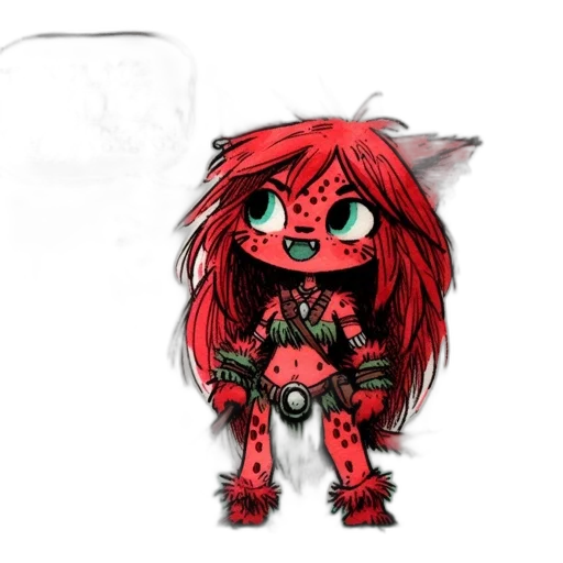 creature, concept art, fantasy art, pixel art transparent PNG cut-out