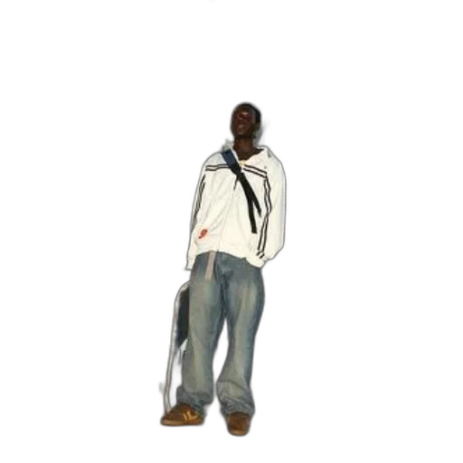 jacket, staff, weapon, 3d render transparent PNG cut-out