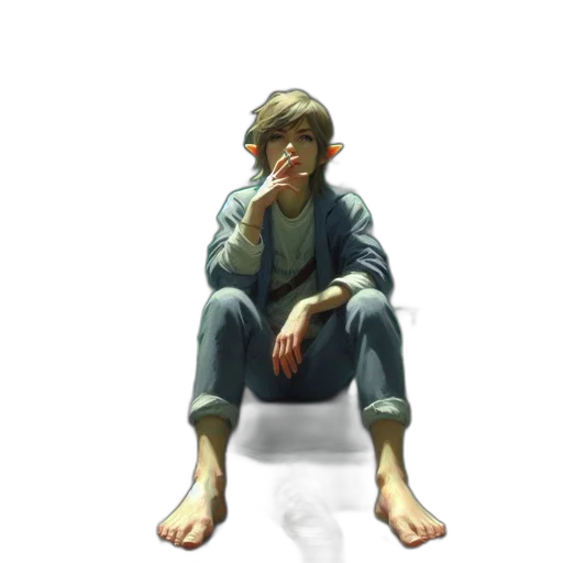 creature, hat, face, shoes transparent PNG cut-out