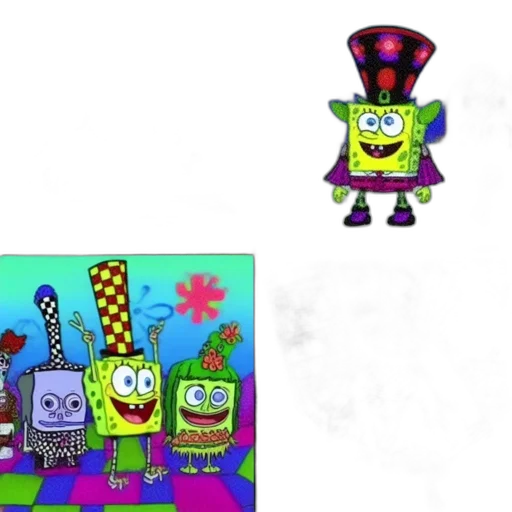 crown, robot, concept art, pixel art transparent PNG cut-out