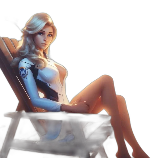 robot, dress, concept art, fantasy art transparent PNG cut-out