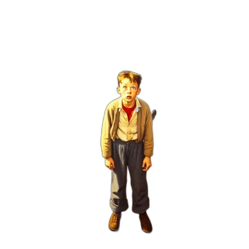 jacket, staff, robot, face transparent PNG cut-out
