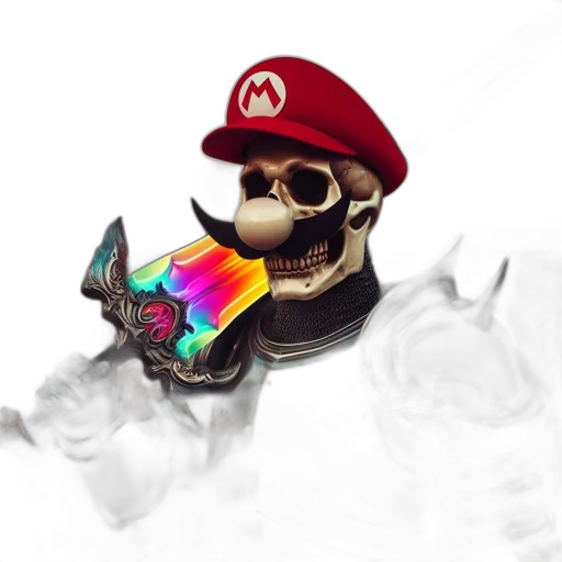 weapon, staff, mask, robot transparent PNG cut-out