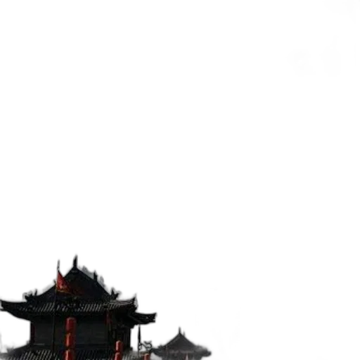 building, dragon, staff, weapon transparent PNG cut-out