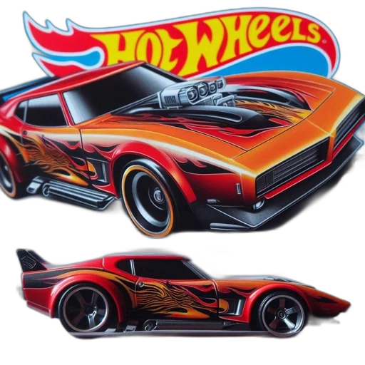 car, concept art, 3d render, comic book art transparent PNG cut-out
