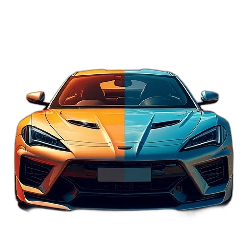 car, weapon, dragon, 3d render transparent PNG cut-out
