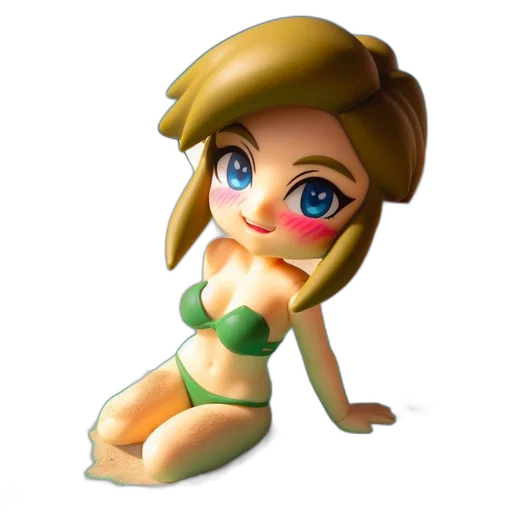 dress, creature, face, weapon transparent PNG cut-out