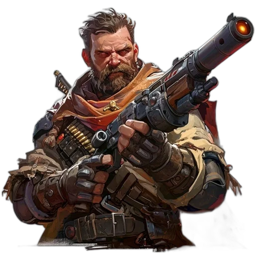 weapon, staff, face, concept art transparent PNG cut-out