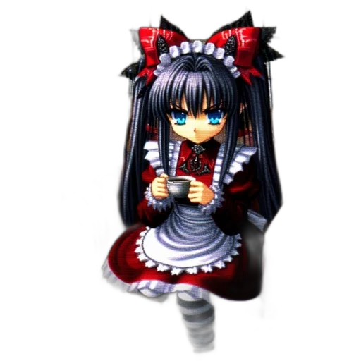 dress, staff, robot, weapon transparent PNG cut-out