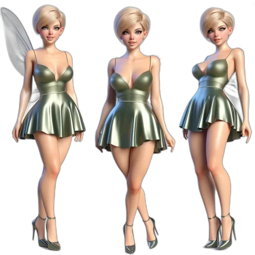dress, 3d render, concept art, fantasy art transparent PNG cut-out
