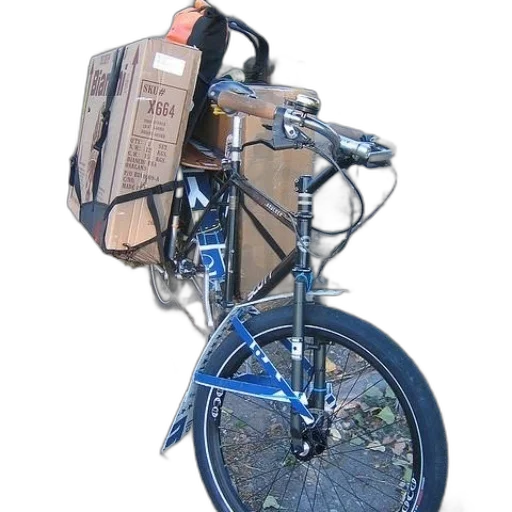 jacket, 3d render, bicycle, box transparent PNG cut-out