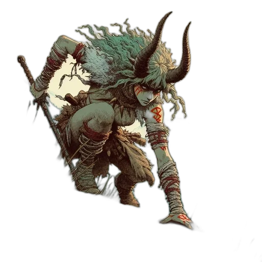 dragon, sword, weapon, staff transparent PNG cut-out