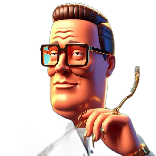 staff, robot, face, hair transparent PNG cut-out