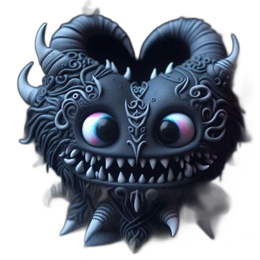 mask, dragon, creature, staff transparent PNG cut-out