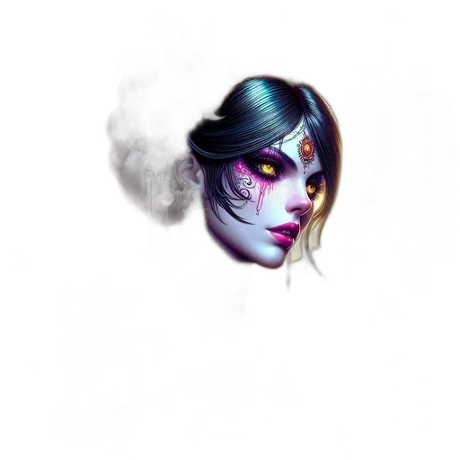 mask, face, robot, creature transparent PNG cut-out